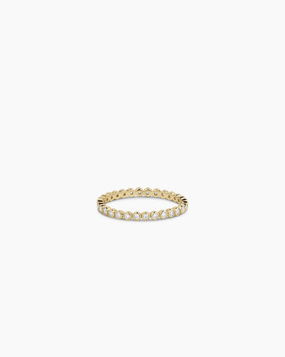 Classic Diamond Eternity Ring || option::14K Solid Gold