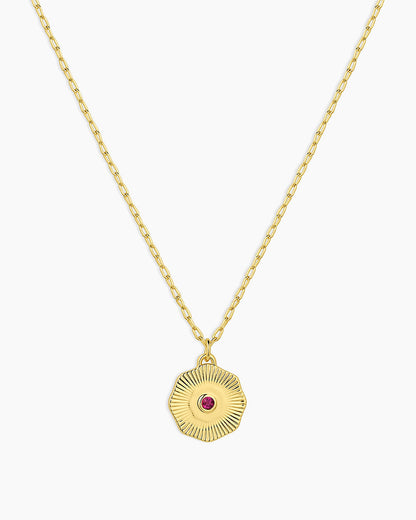 Birthstone Coin Necklace