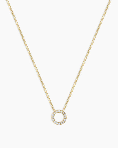 Diamond Alphabet Necklace
