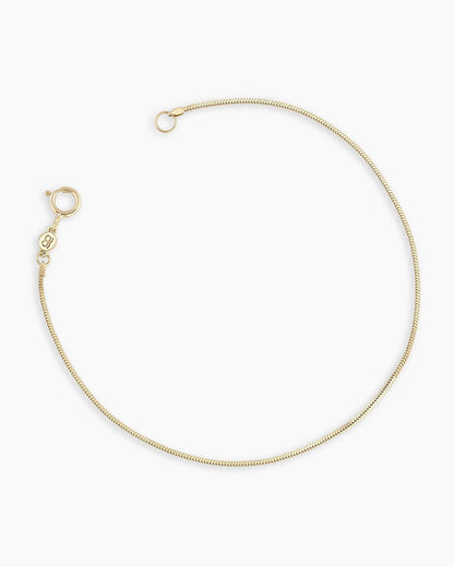 Micro Mini Venice Bracelet || option::14K Solid Gold, 7 in.