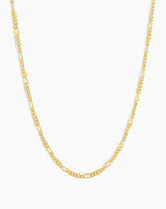 Enzo Chain Necklace || option::18K Gold Plated