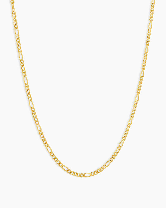 Enzo Chain Necklace || option::18K Gold Plated