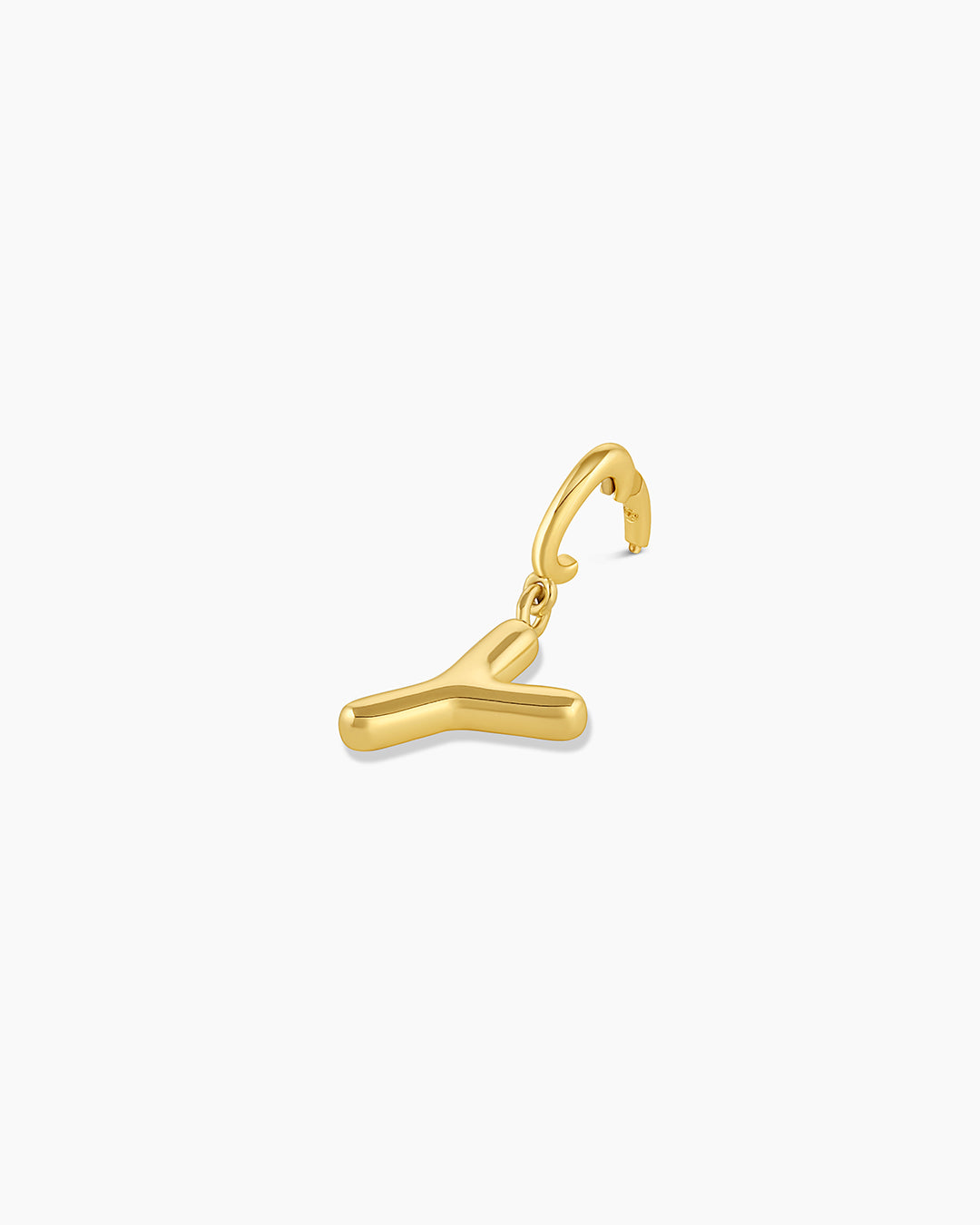 Alphabet Helium Parker Charm #Y || option::18K Gold Plated, Y