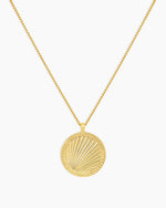 Sunny Pendant Necklace || option::18K Gold Plated