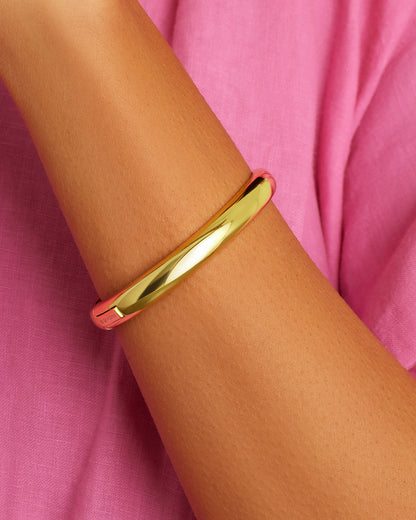 Paseo Cuff (8mm) || option::18K Gold Plated, 8mm