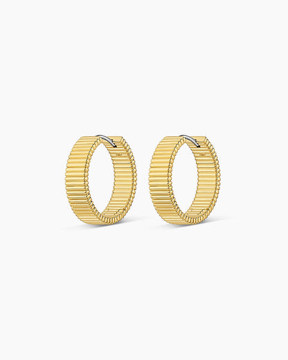 Catalina Hoops || option::18K Gold Plated