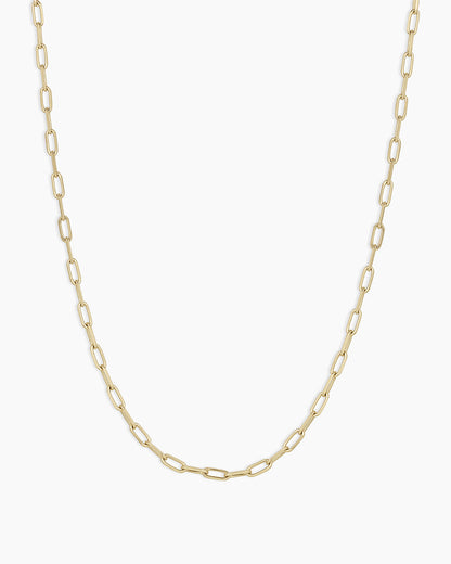 14K Gold Parker Micro Mini Necklace || option::14K Solid Gold, 16-18 in.