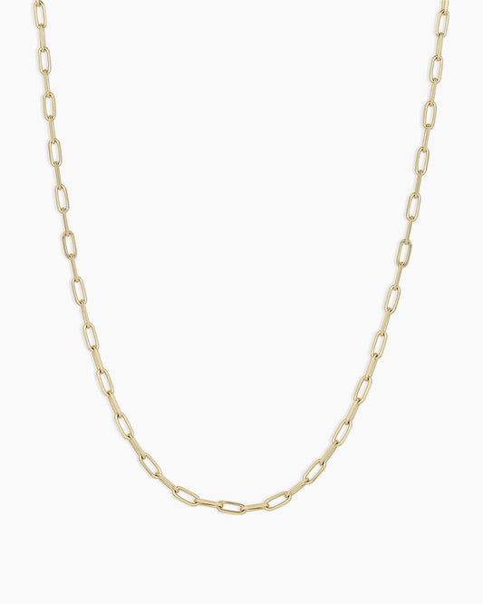 14K Gold Parker Micro Mini Necklace || option::14K Solid Gold, 16-18 in.
