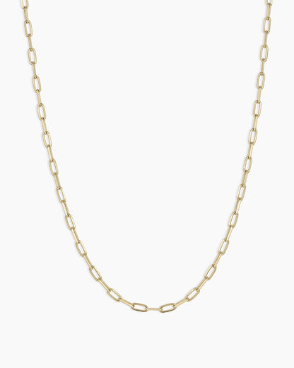 14K Gold Parker Micro Mini Necklace || option::14K Solid Gold, 20 in.
