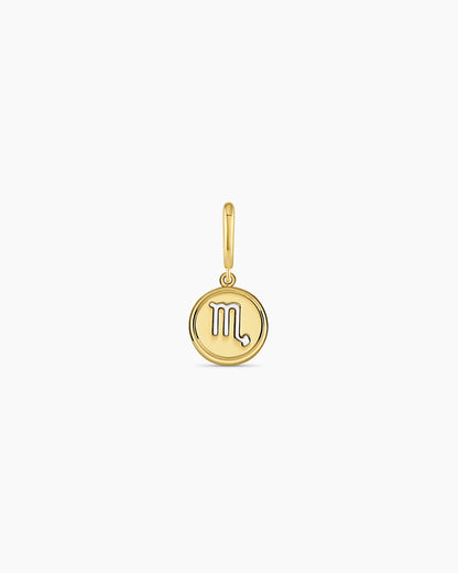 Zodiac Parker Charm || option::18K Gold Plated, Scorpio