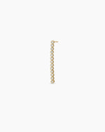 Lab Grown Diamond Classic Tennis Drop Single Earring || option::14K Solid Gold