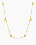 Mini Bow Necklace || option::18K Gold Plated