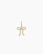 Bow Shimmer Parker Charm || option::18K Gold Plated