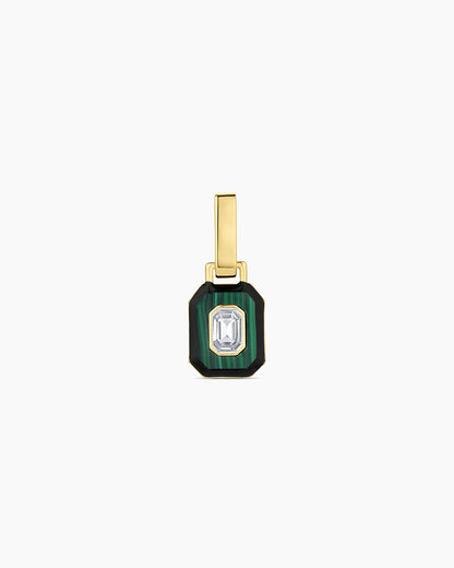 Malachite Tag Charm