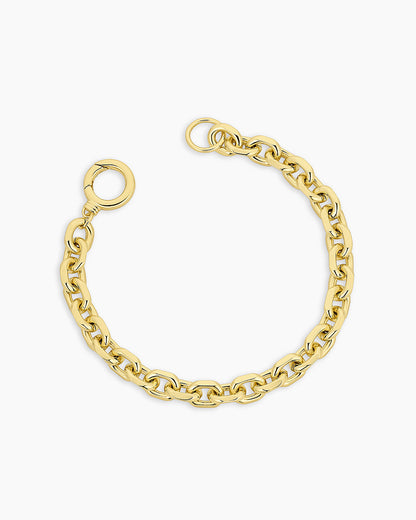 Asher Statement Bracelet || option::18K Gold Plated