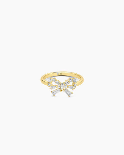 Fancy Bow Ring || option::18K Gold Plated