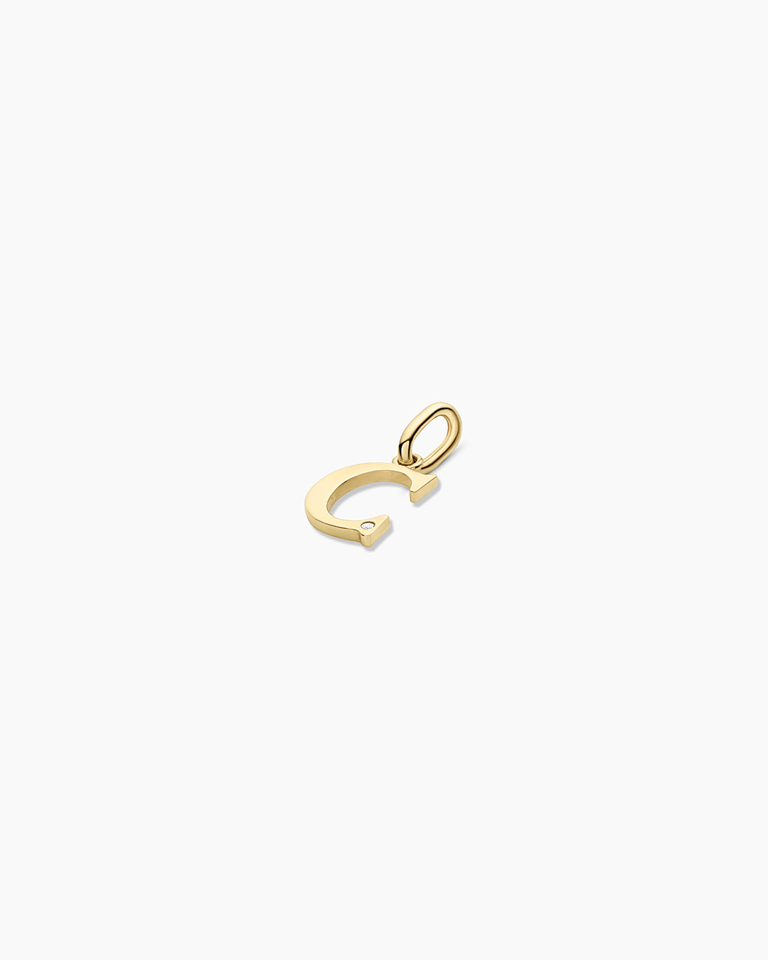 Diamond Vintage Alphabet Charm