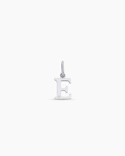 Diamond Vintage Alphabet Charm