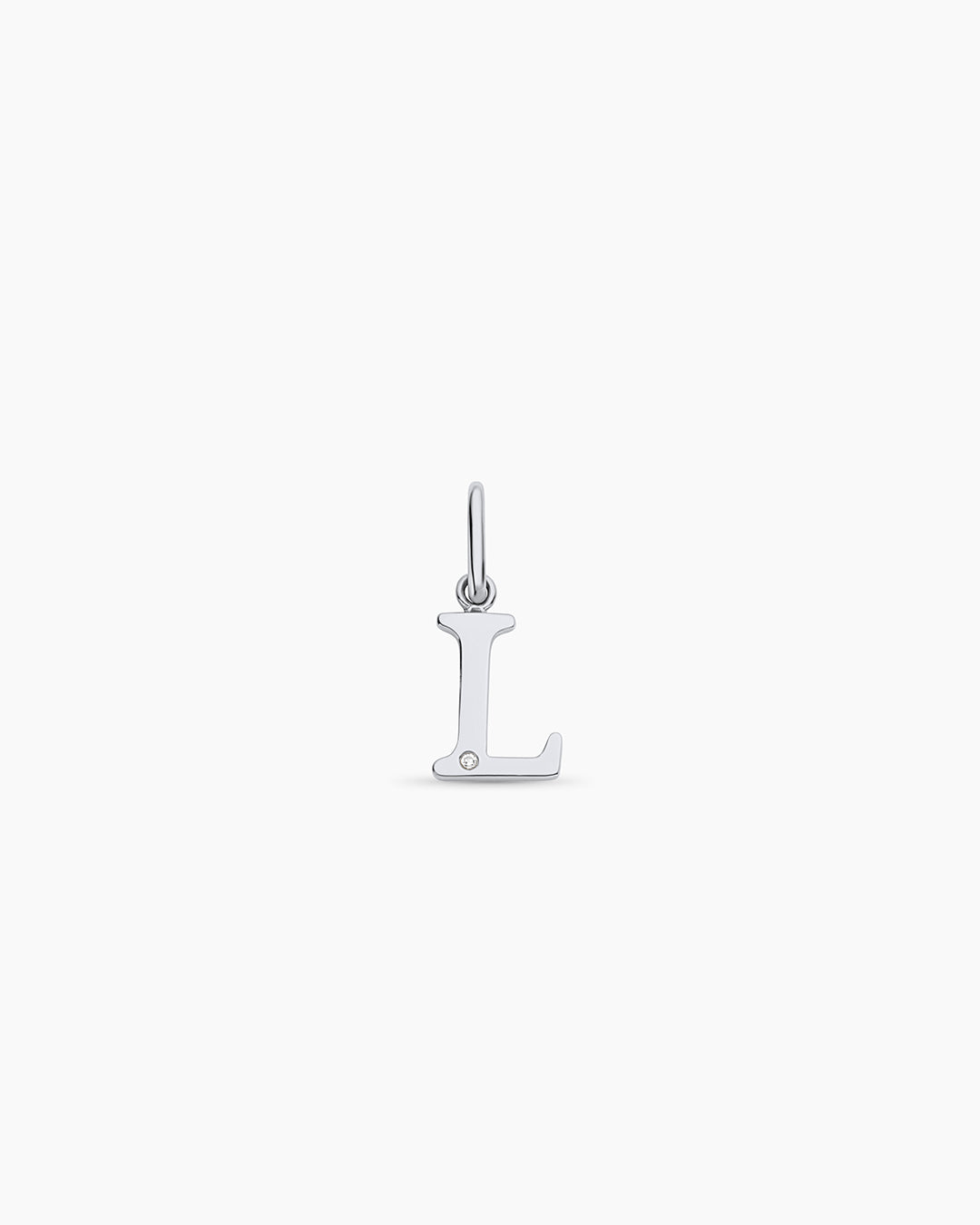 Diamond Vintage Alphabet Charm