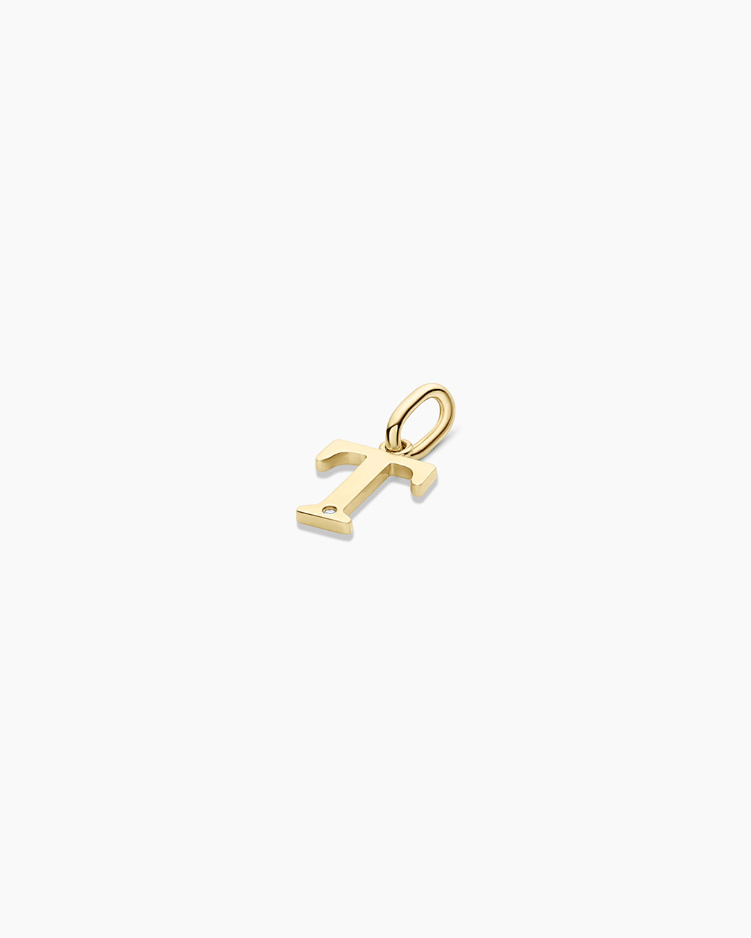Diamond Vintage Alphabet Charm