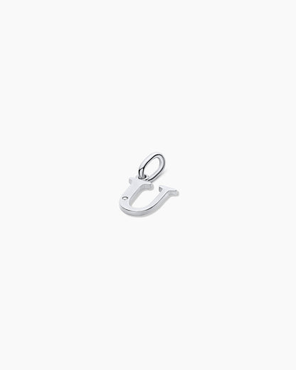 Diamond Vintage Alphabet Charm