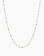 Capri Short Necklace || option::18K Gold Plated, Laguna