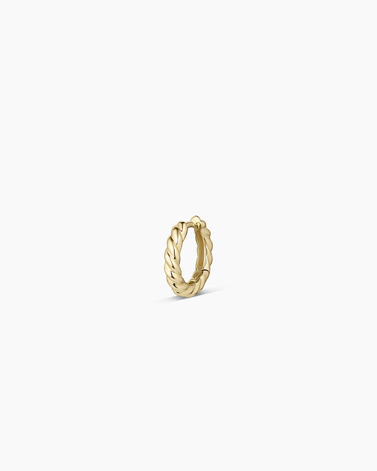 14K Gold Crew Helium Huggies || option::14K Solid Gold