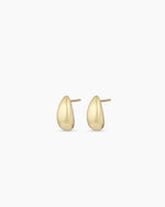 14K Gold Banks Studs || option::14K Solid Gold