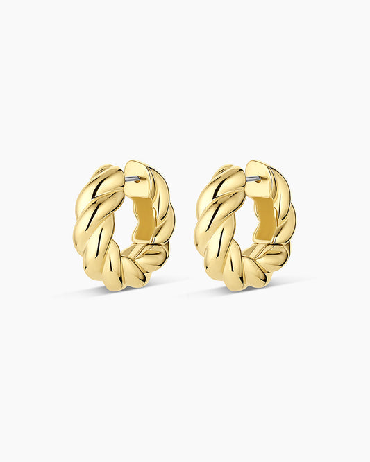 Crew Helium Hoops || option::18K Gold Plated