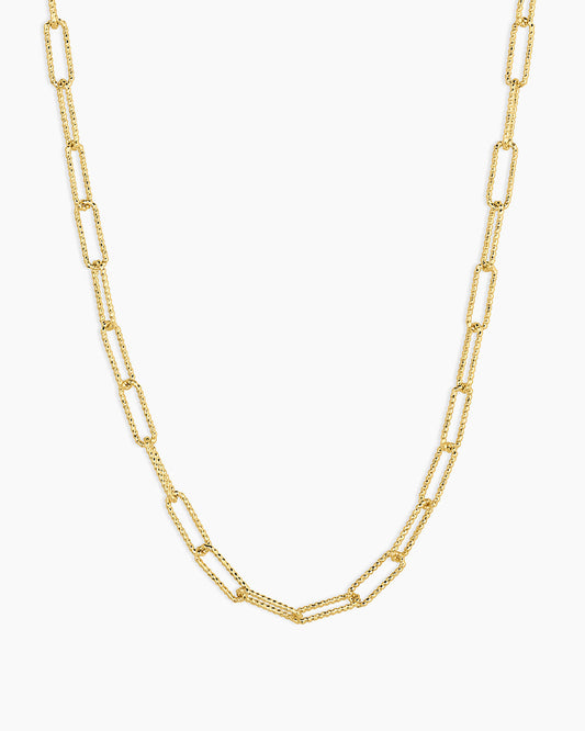 Crew Link Necklace || option::18K Gold Plated