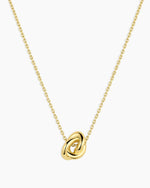 Infinity Knot Necklace || option::18K Gold Plated