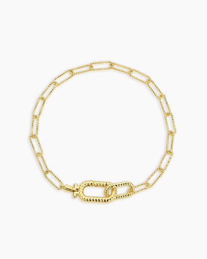 Crew Link Bracelet || option::18K Gold Plated