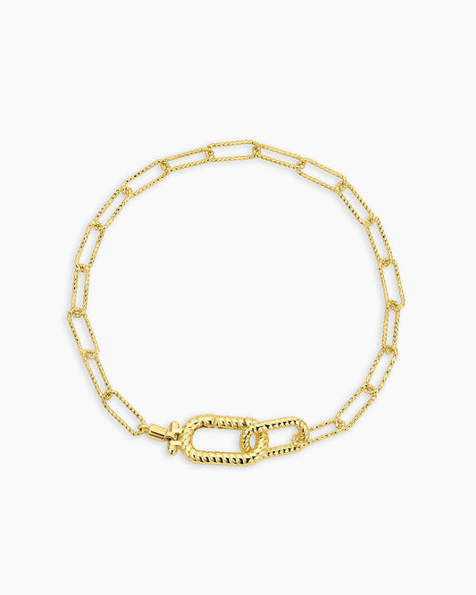 Crew Link Bracelet || option::18K Gold Plated