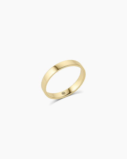 14K gold Rose Ring || option::14K Solid Gold, 3mm