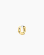 Lou Charm Huggie || option::18K Gold Plated