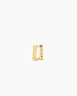 Harper Charm Huggie || option::18K Gold Plated