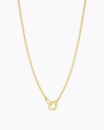 Asher Mini Necklace || option::18K Gold Plated