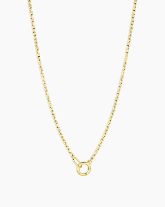 Asher Mini Necklace || option::18K Gold Plated