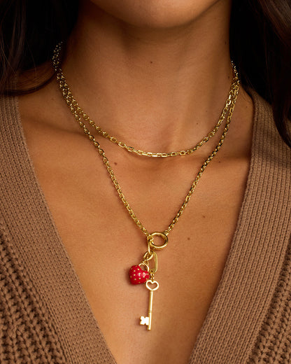 Love Stud Parker Charm || option::18K Gold Plated