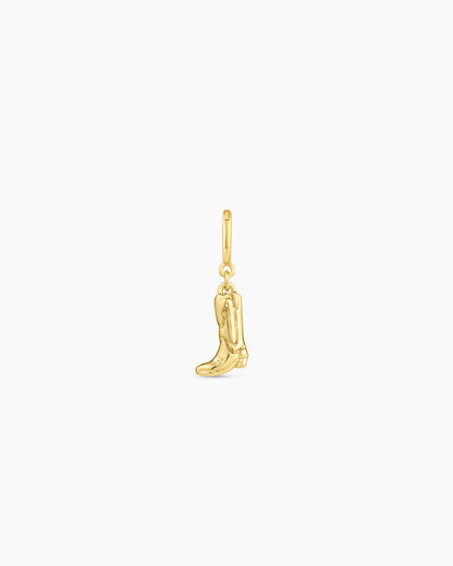 Cowboy Boot Parker Charm || option::18K Gold Plated