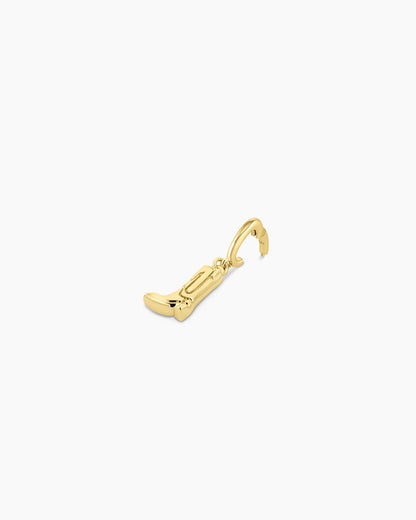 Cowboy Boot Parker Charm || option::18K Gold Plated