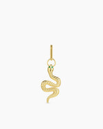 Snake Statement Charm || option::18K Gold Plated