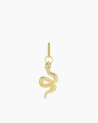 Snake Statement Charm || option::18K Gold Plated