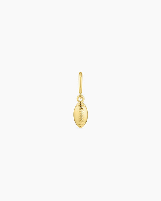 Varsity Parker Charm || option::18K Gold Plated, Football