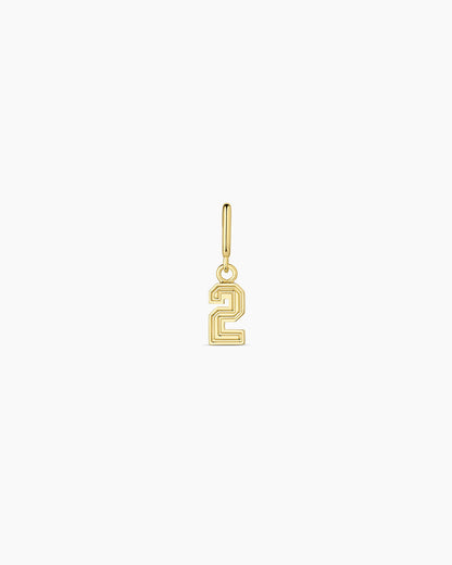 Varsity Sports Parker Charm || option::18K Gold Plated, 2