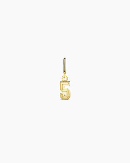 Varsity Sports Parker Charm || option::18K Gold Plated, 5