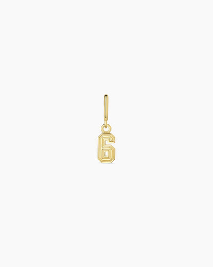 Varsity Sports Parker Charm || option::18K Gold Plated, 6