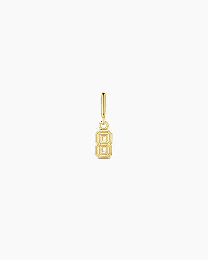 Varsity Sports Parker Charm || option::18K Gold Plated, 8