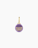 Power Gemstone Tranquility Parker Charm || option::18K Gold Plated