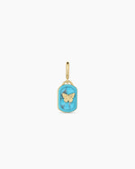 Power Gemstone Healing Parker Charm || option::18K Gold Plated